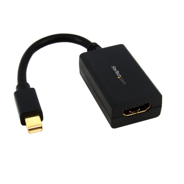 StarTech.com Adaptador Mini DisplayPort a HDMI - 1080p - Monitor/Pantalla/TV Mini DP a HDMI - Dongle Convertidor de Vídeo Pasivo mDP 1.2 a HDMI - La Versión Mejorada es MDP2HDEC MDP2HDMI