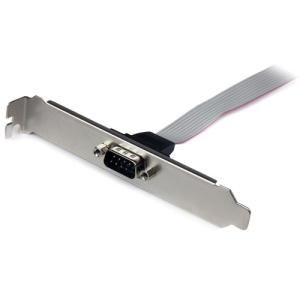 StarTech.com Adaptador de 40cm de Header Bracket Serie DB9 RS232 a IDC 10 Pines para Placa Base - Cabezal Serial