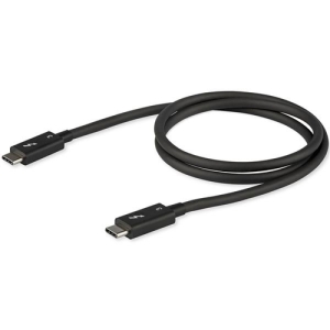 StarTech.com Cable de 0,8m Thunderbolt 3 USB-C (40Gbps) - Compatible con Thunderbolt y USB - USB Tipo C