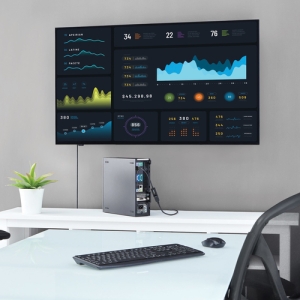 StarTech.com Conversor de Vídeo DisplayPort a HDMI con Audio – Adaptador Activo DP 1.2 para Ordenadores de Sobremesa/Laptops – 4K @ 30Hz