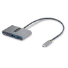 StarTech.com Hub Concentrador USB-C de 4 Puertos con Entrega de Alimentación de 100W de Paso - Ladrón USB Tipo C - - 2x USB-A + 2x USB-C - 5Gbps - Cable de 30cm - Splitter USB - Power Delivery 100W StarTech.com Hub Concentrador USB-C de 4 Puertos con Entrega de Alimentación de 100W de Paso - Ladrón USB Tipo C - - 2x USB-A + 2x USB-C - 5Gbps - Cable de 30cm - Splitter USB - Power Delivery 100W 5G2A2CPDB-USB-C-HUB
