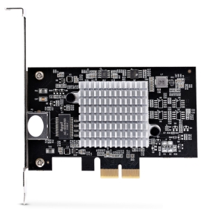 StarTech.com Tarjeta PCIe Adaptadora de Red de 1 Puerto RJ45 10Gb para PC o Servidor, Tarjeta PCI Express Ethernet de 6 Velocidades Compatible con Tramas Jumbo, 10GBASE-T/NBASE-T