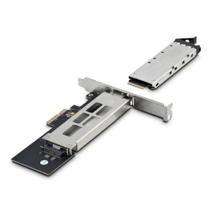 StarTech.com Tarjeta PCIe x4 a SSD NVMe M.2 - Rack Móvil Backplane con Bandeja Removible Hot Swap Intercambiable en Caliente - Bahía de Unidad PCIe 4.0/3.0 - con Llave