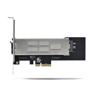 StarTech.com Tarjeta PCIe x4 a SSD NVMe M.2 - Rack Móvil Backplane con Bandeja Removible Hot Swap Intercambiable en Caliente - Bahía de Unidad PCIe 4.0/3.0 - con Llave