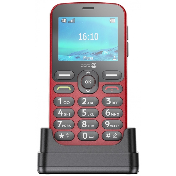 Telefono Movil Doro 1880 Red 2.4pulgadas 8565