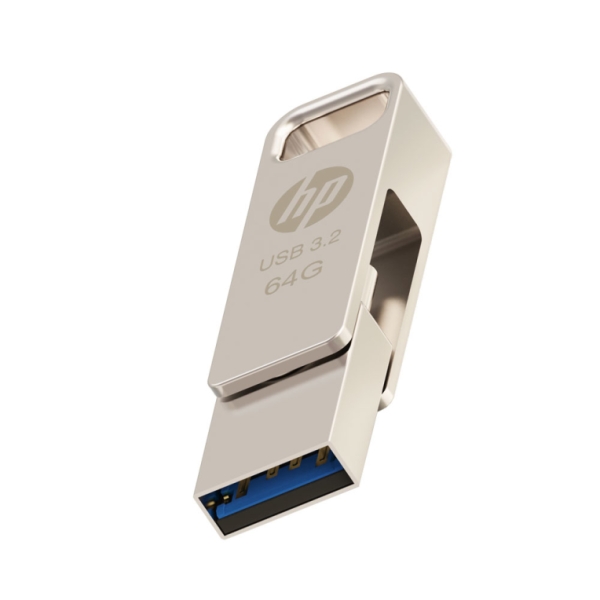 USB 3.2 HP 64GB X206C OTG TYPE-C METAL HPFD206C-64