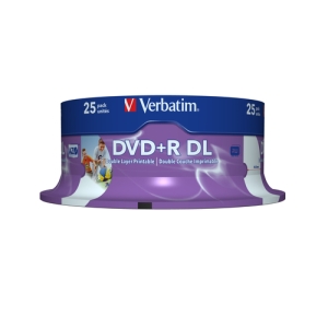 Verbatim 43667 DVD en blanco 8,5 GB DVD+R DL 25 pieza(s)