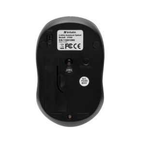 Verbatim Go Nano ratón RF inalámbrico 1600 DPI