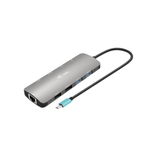 i-tec USB-C Metal Nano 2x Display Docking Station + Power Delivery 100 W C31NANOHDM2DOCPD
