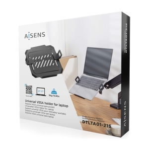 AISENS Soporte Universal para Portátil de 12-17 para el Montaje en un Soporte de Monitor, Negro AISENS Soporte Universal para Portátil de 12-17 para el Montaje en un Soporte de Monitor, Negro