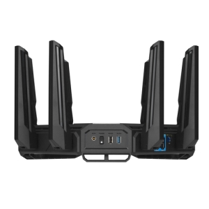 ASUS ROG Rapture GT-BE98 router inalámbrico 10 Gigabit Ethernet Quad-band (2.4 GHz / 5 GHz-1 / 5 GHz-2 / 6 GHz) Negro 6 GHz) Negro 90IG08F0-MO9A0V