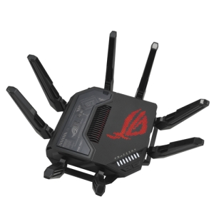 ASUS ROG Rapture GT-BE98 router inalámbrico 10 Gigabit Ethernet Quad-band (2.4 GHz / 5 GHz-1 / 5 GHz-2 / 6 GHz) Negro ASUS ROG Rapture GT-BE98 router inalámbrico 10 Gigabit Ethernet Quad-band (2.4 GHz / 5 GHz-1 / 5 GHz-2 / 6 GHz) Negro