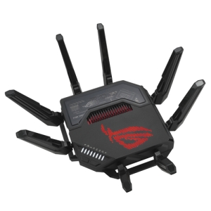 ASUS ROG Rapture GT-BE98 router inalámbrico 10 Gigabit Ethernet Quad-band (2.4 GHz / 5 GHz-1 / 5 GHz-2 / 6 GHz) Negro ASUS ROG Rapture GT-BE98 router inalámbrico 10 Gigabit Ethernet Quad-band (2.4 GHz / 5 GHz-1 / 5 GHz-2 / 6 GHz) Negro