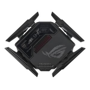 ASUS ROG Rapture GT-BE98 router inalámbrico 10 Gigabit Ethernet Quad-band (2.4 GHz / 5 GHz-1 / 5 GHz-2 / 6 GHz) Negro ASUS ROG Rapture GT-BE98 router inalámbrico 10 Gigabit Ethernet Quad-band (2.4 GHz / 5 GHz-1 / 5 GHz-2 / 6 GHz) Negro