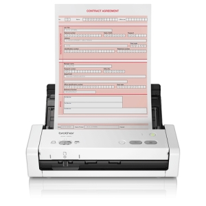 Brother ADS-1200 escaner Escáner con alimentador automático de documentos (ADF) 600 x 600 DPI A4 Negro