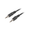 CABLE ESTEREO LANBERG JACK 3.5MM MACHO/JACK 3.5MM MACHO 1.2M NEGRO CA-MJMJ-10CC-0012-BK