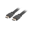 CABLE HDMI LANBERG MACHO/MACHO V2.0 4K PLANO 1.8M NEGRO CA-HDMI-21CU-0018-BK