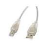 CABLE USB 2.0 LAMBERG USB-A MACHO A USB-B MACHO 1