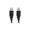 CABLE USB 3.0 LANBERG MACHO/MACHO 1.8M NEGRO CA-USBA-30CU-0018-BK