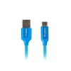 CABLE USB LANBERG 2.0 MACHO/USB C MACHO QUICK CHARGE 3.0 1.8M AZUL CA-USBO-22CU-0018-BL