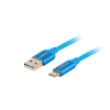 CABLE USB LANBERG 2.0 MACHO/USB C MACHO QUICK CHARGE 3.0 1M AZUL CA-USBO-22CU-0010-BL