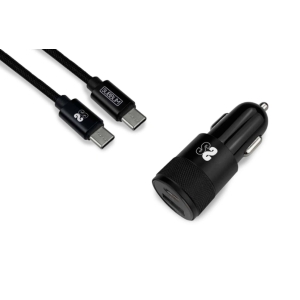 CARGADOR COCHE SUBBLIM DUAL PD20W+QC3.0+C TO C/LIGHTNING B SUBCHG-5CPD11