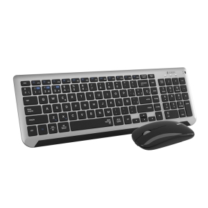 COMBO TECLADO RATON SUBBLIM DUAL PRESTIGE EXTENDIDO GRIS/NEGRO SUBKBC-DCEP20