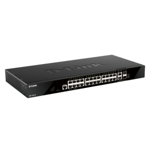 D-Link DGS-1520-28 switch Gestionado L3 10G Ethernet (100/1000/10000) 1U Negro DGS-1520-28