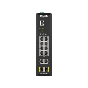 D-Link DIS-200G-12PS switch Gestionado L2 Gigabit Ethernet (10/100/1000) Energía sobre Ethernet (PoE) Negro