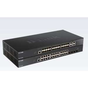 D-Link DXS-1210-28S switch Gestionado L2/L3 10G Ethernet (100/1000/10000) 1U Negro DXS-1210-28S