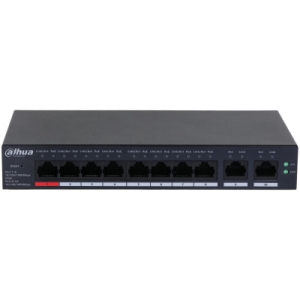 Alternative view of Dahua Technology DH-CS4010-8GT-110 switch Gestionado L2 Gigabit Ethernet (10/100/1000) Energía sobre Ethernet (PoE) Negro