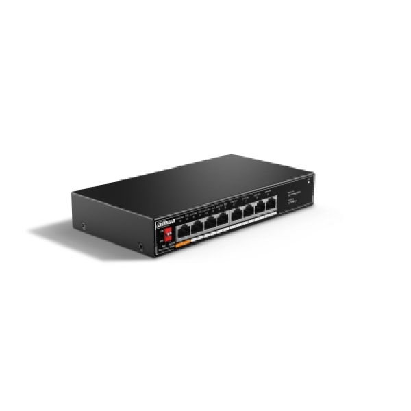 Dahua Technology PoE SF1008LP No administrado L2 Fast Ethernet (10/100) Energía sobre Ethernet (PoE) Negro DH-SF1008LP