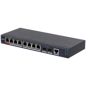 Dahua Technology PoE SG4010P-2F Gestionado L2 Gigabit Ethernet (10/100/1000) Negro DH-SG4010P-2F