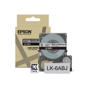 Epson C53S672088 cinta para impresora de etiquetas Negro sobre gris LK C53S672088