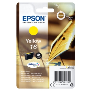 Epson Pen and crossword Cartucho 16 amarillo (etiqueta RF) C13T16244022