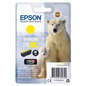Epson Polar bear Cartucho 26XL amarillo C13T26344012