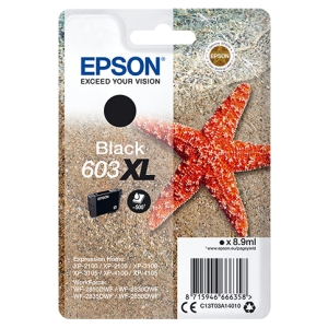 Epson Singlepack Black 603XL Ink C13T03A14020