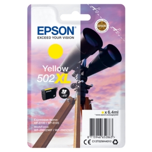 Epson Singlepack Yellow 502XL Ink C13T02W44020