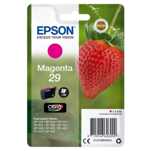 Epson Strawberry Singlepack Magenta 29 Claria Home Ink C13T29834012