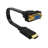 Ewent EW9869 adaptador de cable de vídeo 0,15 m HDMI tipo A (Estándar) VGA (D-Sub) Negro Ewent EW9869 adaptador de cable de vídeo 0