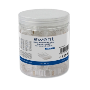 Ewent IM1205 conector RJ-45 Transparente IM1205