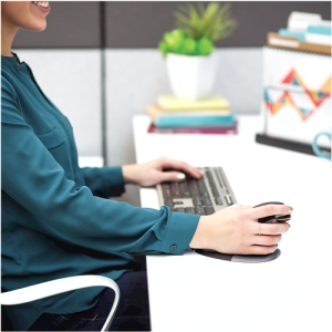 Fellowes 9894701 ratón Ambidextro RF inalámbrico Laser 1200 DPI