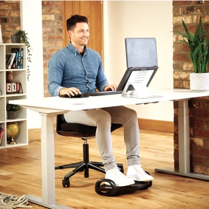 Fellowes Hylyft Soporte para ordenador portátil Plata 45,7 cm (18") Fellowes Hylyft Soporte para ordenador portátil Plata 45,7 cm (18")