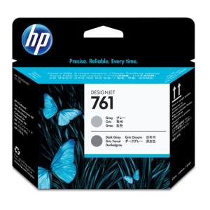 HP Cabezal de impresión DesignJet 761 gris/gris oscuro CH647A