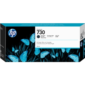 HP Cartucho de tinta DesignJet 730 negro mate de 300 ml P2V71A