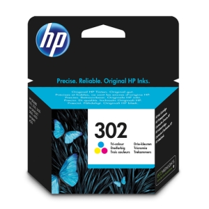 HP Cartucho de tinta original 302 tricolor F6U65AE