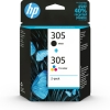 HP Paquete de 2 cartuchos de tinta original 305 tricolor / negro 6ZD17AE