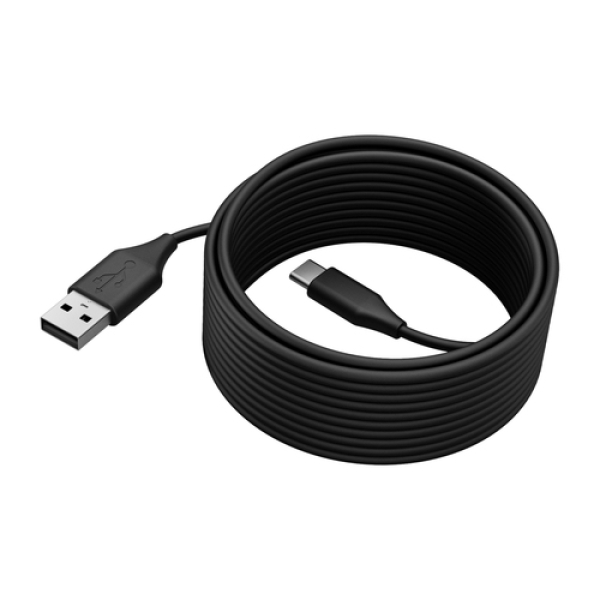 Jabra 14202-11 cable USB 5 m USB 2.0 USB C USB A Negro 14202-11