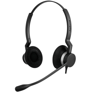 Jabra Biz 2300 Duo Auriculares Alámbrico Diadema Oficina/Centro de llamadas Bluetooth Negro 2309-820-104