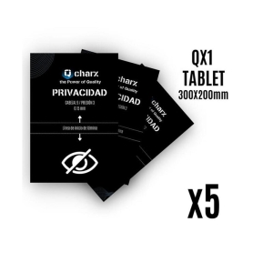 Laminas Proteccion Frontales Qcharx Tablet Privacidad QCHPRIVPLUS5